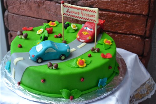 Torte basate sul cartone animato Cars