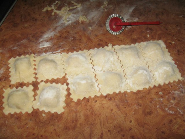 Homemade noodles, ravioli and everything for making them