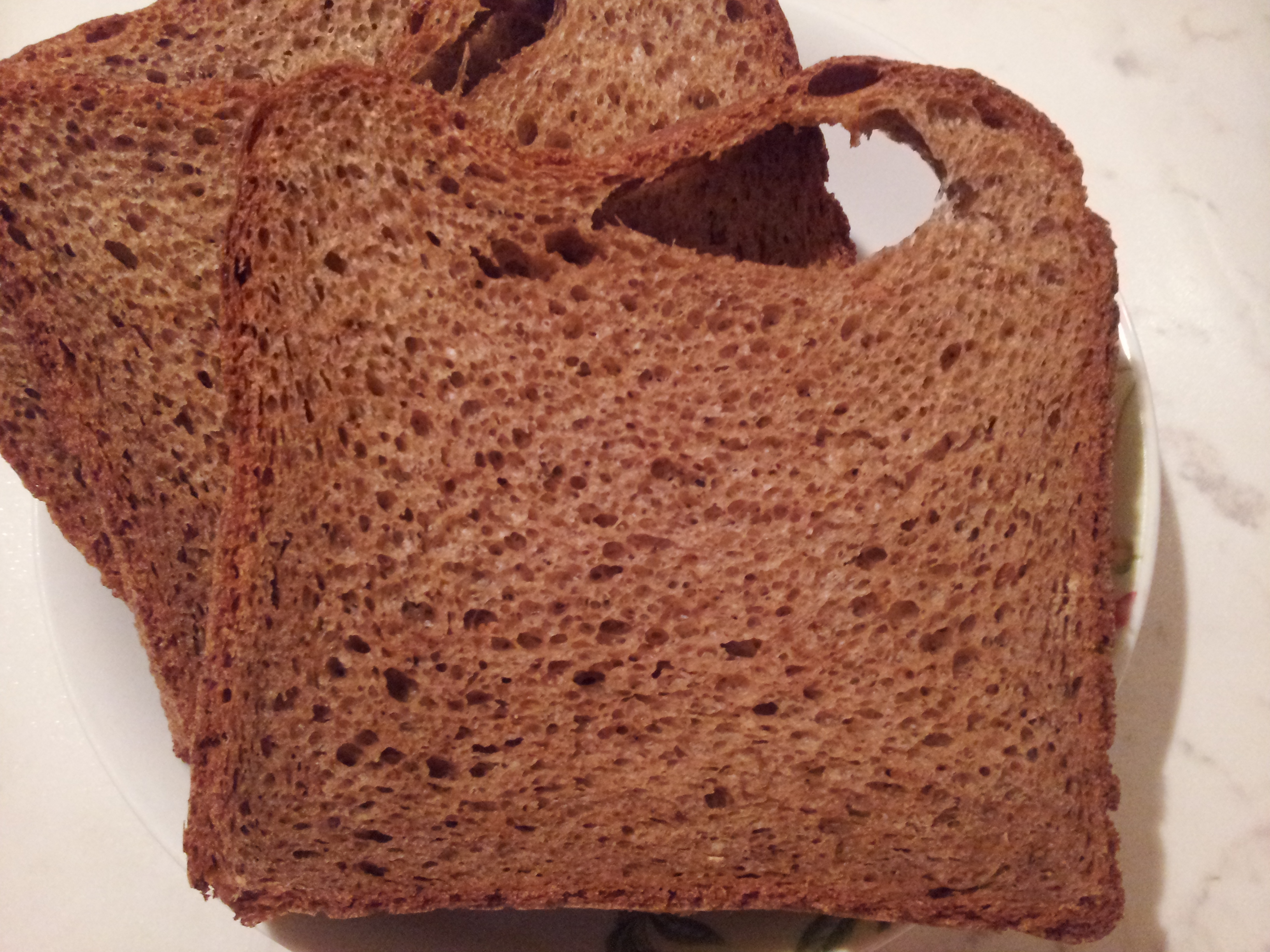 Pane di frumento e segale 50x50 con lievito di birra (macchina per il pane)