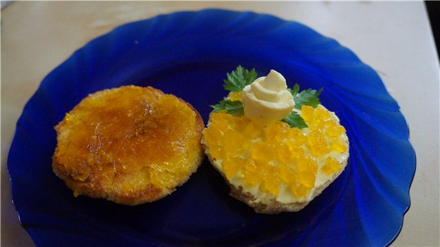 Marmellata o caviale rosso dai tuorli d'uovo