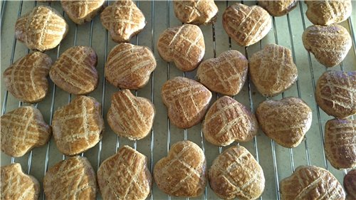 Peperkoekkoekjes van meneer Z (recept van R. Bertinier, oven)