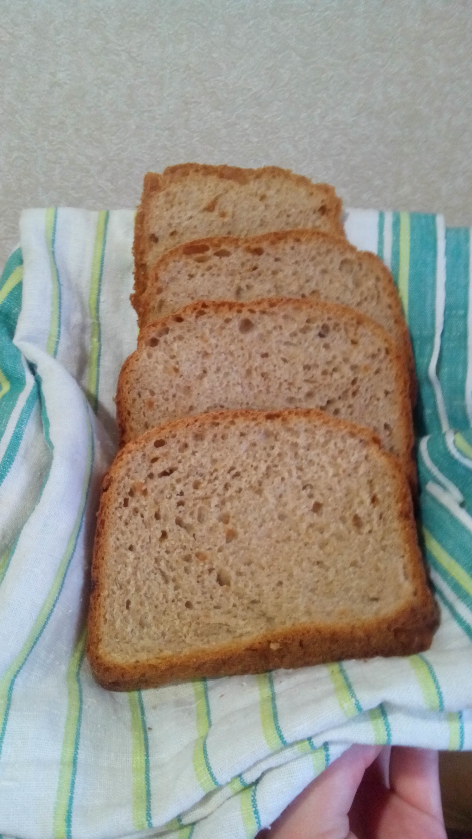 Wheat-potato tin bread (oven)