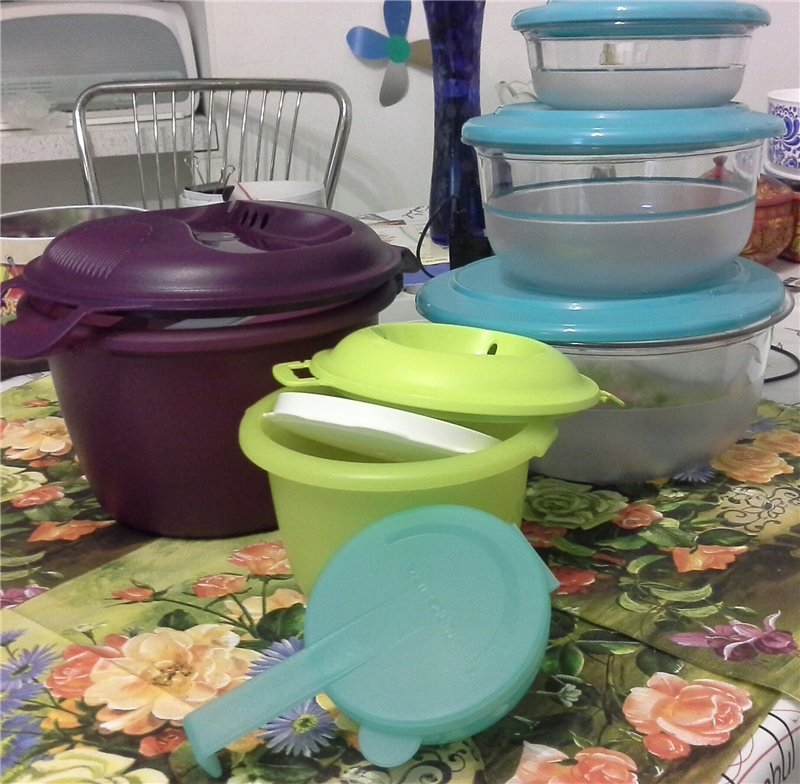 Platos de plástico Tupperware - opiniones