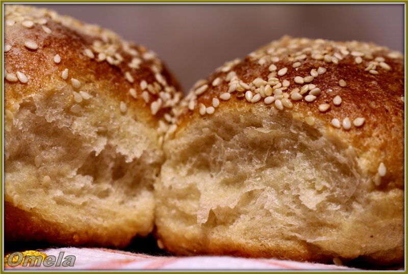 Bollos de sésamo dulce