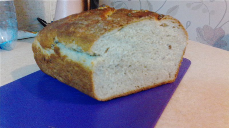 Wheat-rye bread in a bread maker (our family-proven recipe)