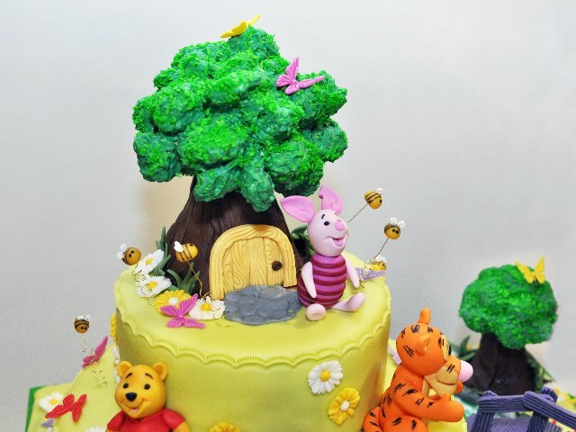 Torte basate sul cartone animato Winnie the Pooh e tutto, tutto, tutto