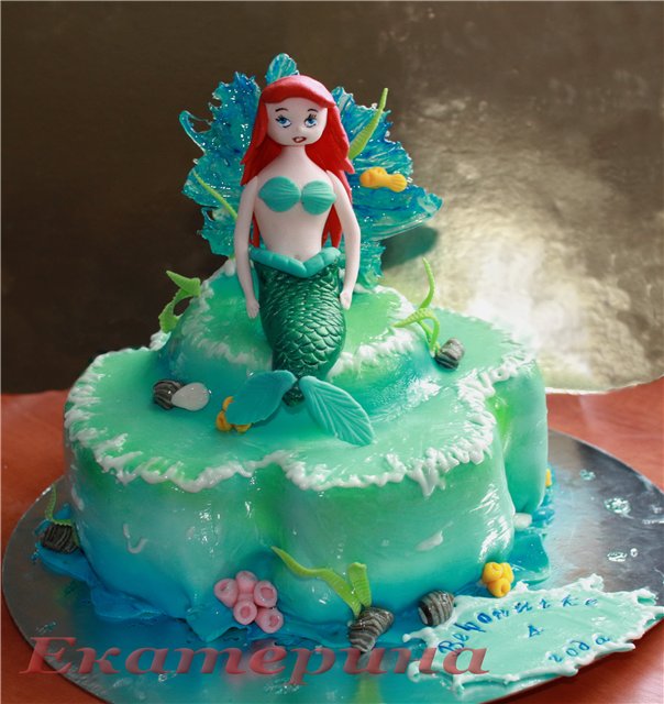 The Little Mermaid Cakes