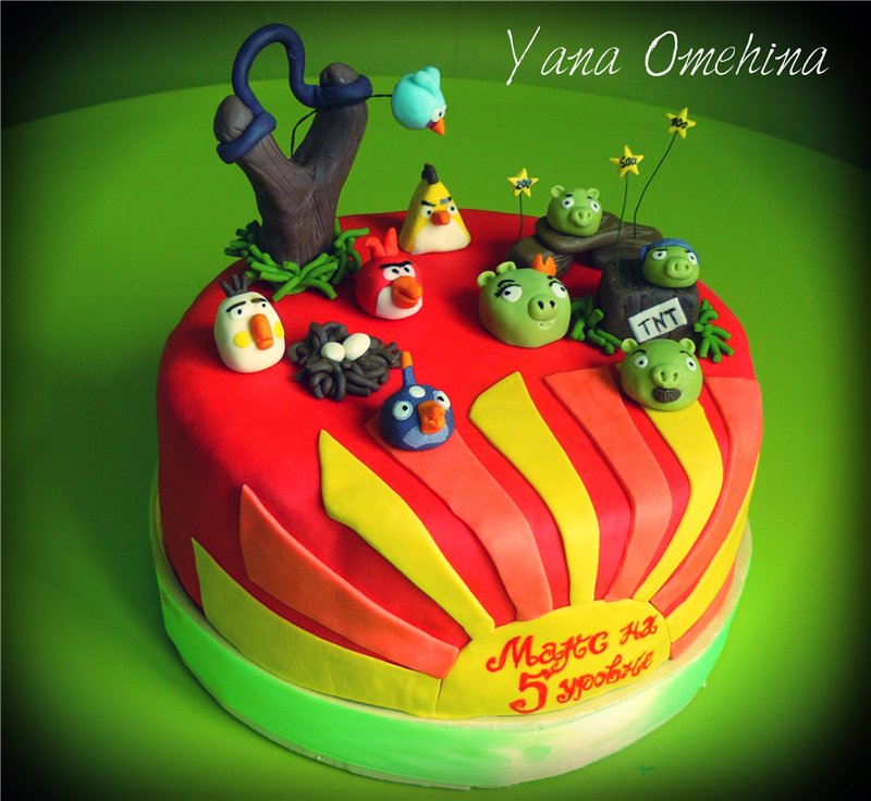 Angry Birds Cakes