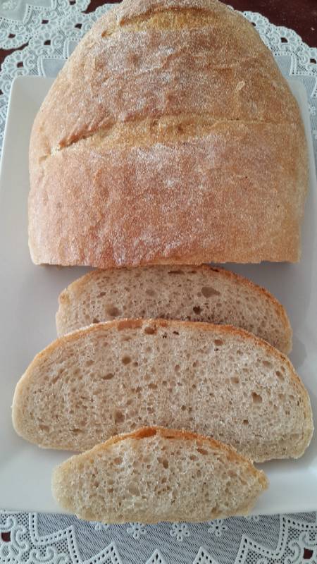 Pane di grano a lievitazione naturale