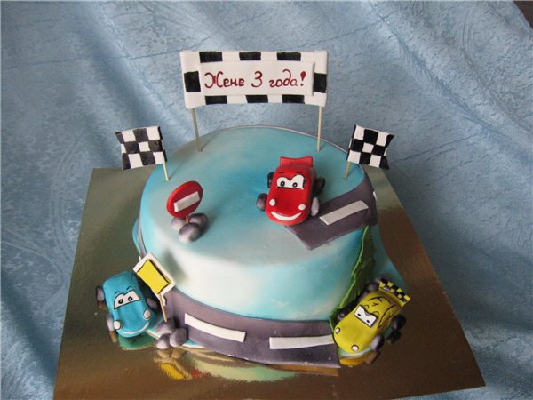 Torte basate sul cartone animato Cars