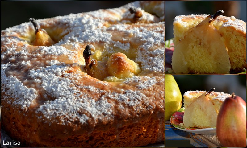 Cupcake al limone con pere