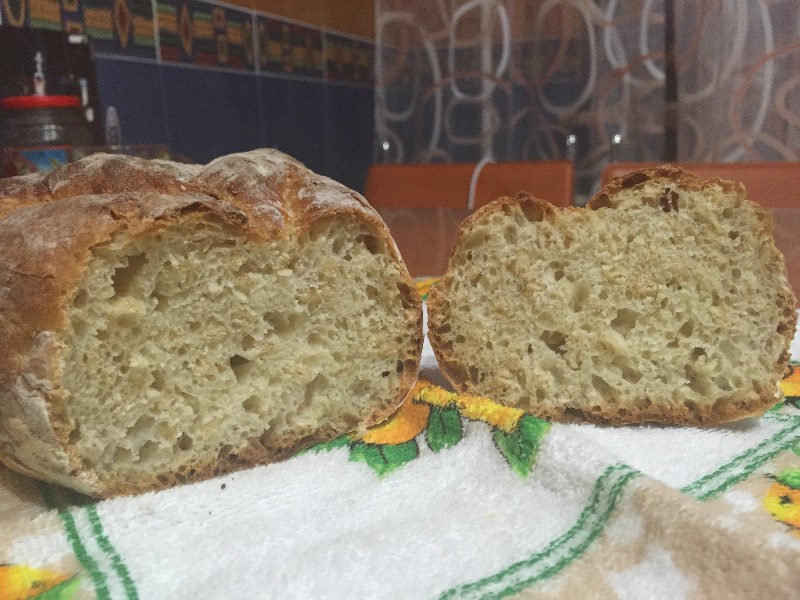 Pan de avena en 5 minutos al día