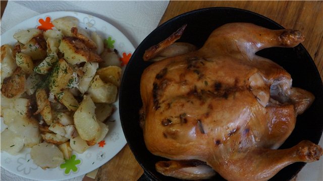 Fried dry salted chicken (famous recipe)