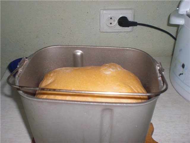 French bread in a bread maker