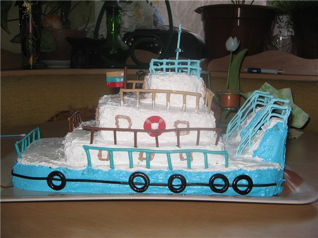 Ships and sea (cakes)