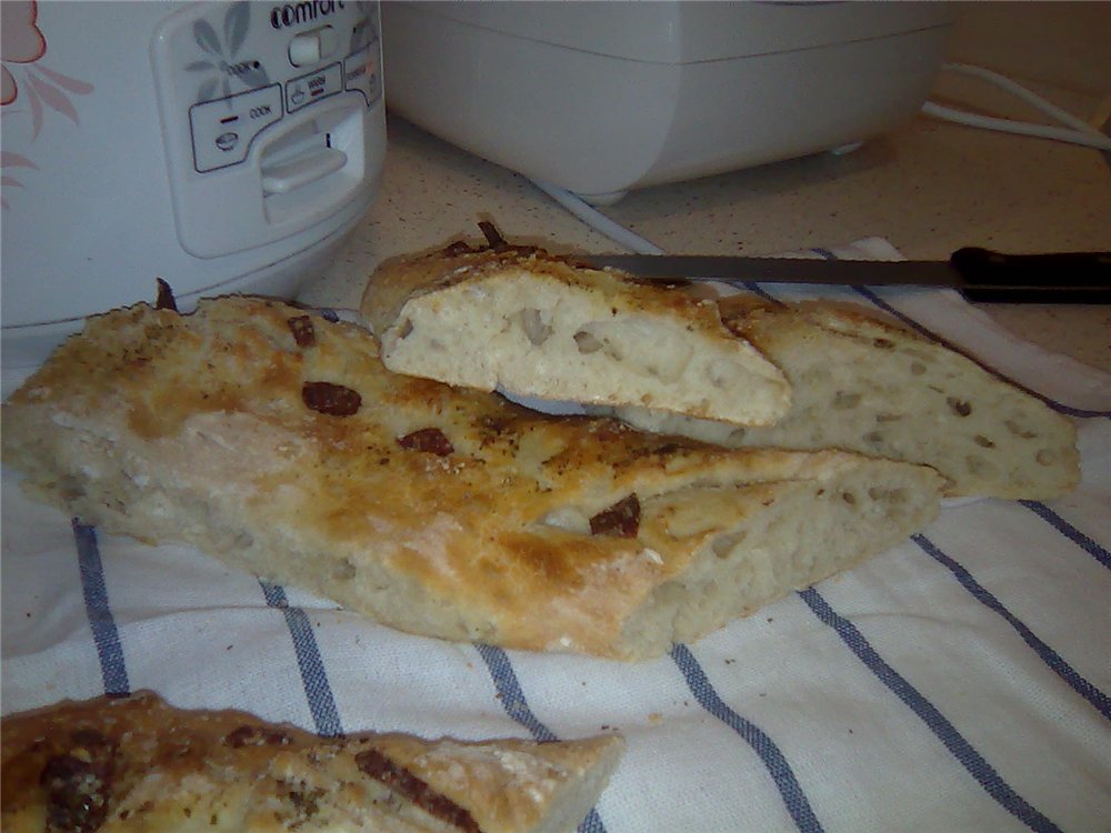 Ciabatta without kneading