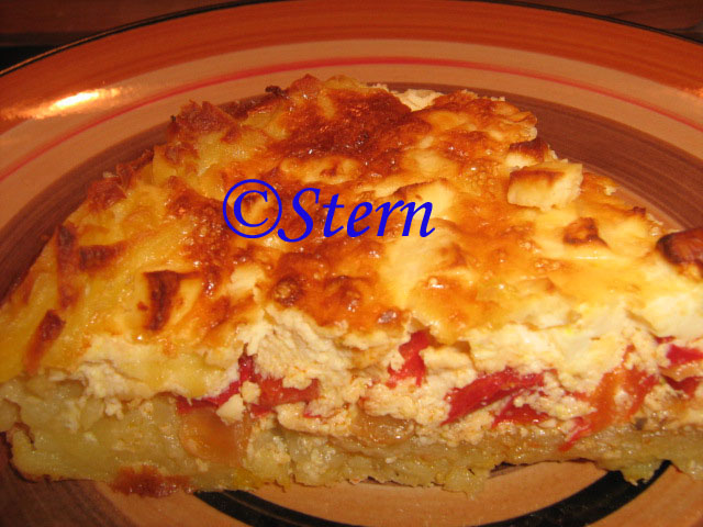 Potato quiche