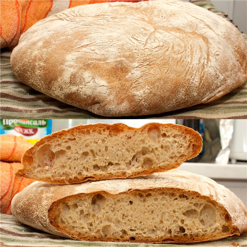 Bread Como (Pane di Como) in the oven (not to be confused with Pane di Come Antico)