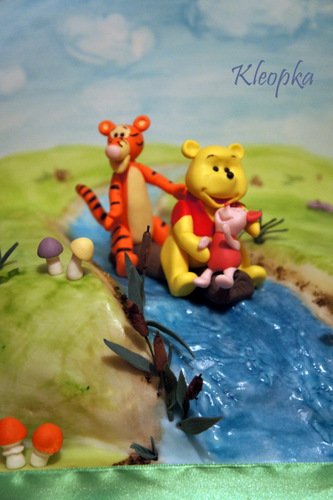 Torte basate sul cartone animato Winnie the Pooh e tutto, tutto, tutto