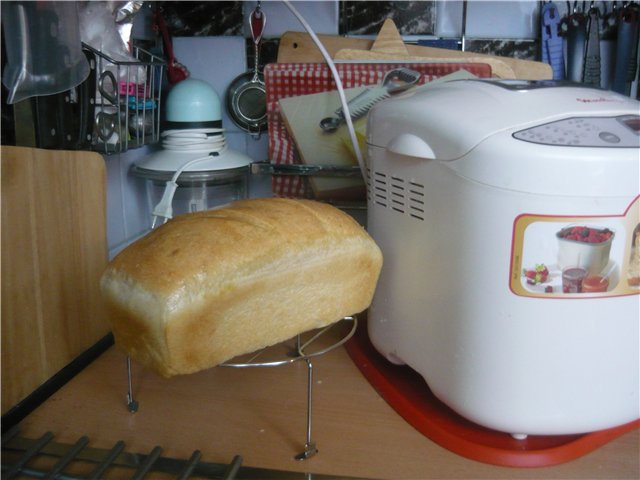 Pan de trigo sobre masa madura (autoleudado)