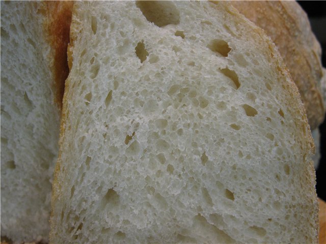 Panino fatto in casa in una casseruola nel forno