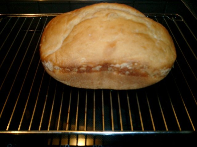 Pane italiano in una macchina per il pane