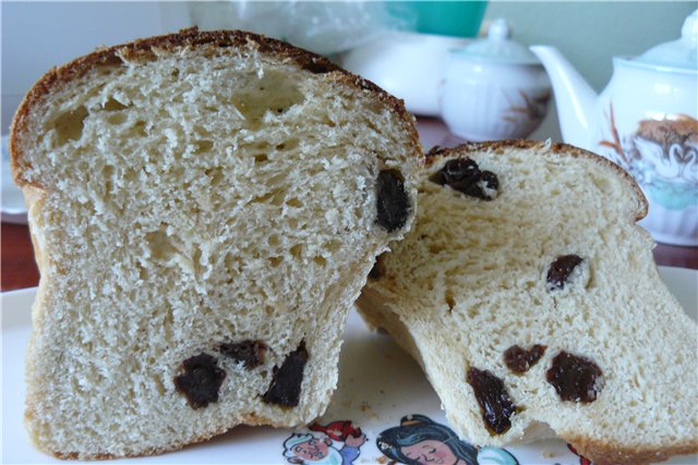 Pokhlebkin-kake og tilpasning til en brødmaker (mesterklasse)