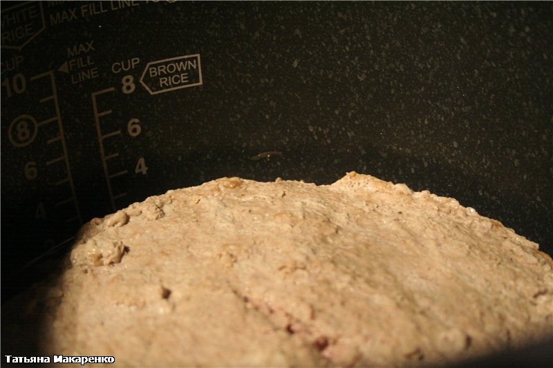 Minced meat soufflé with cauliflower