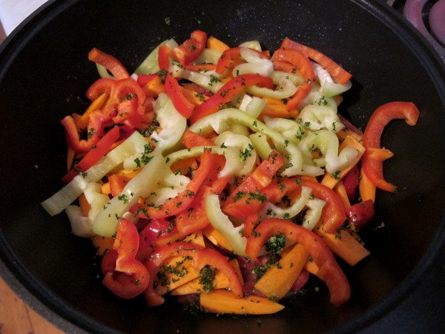 Narhangi - Uzbek stew of vegetables with meat (master class)