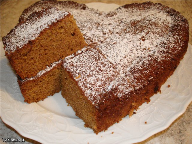 Old recipe gingerbread