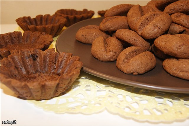 Biscotti Chicchi di caffè con cioccolato