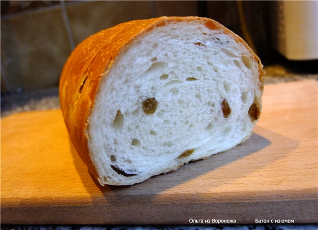 Pane al setaccio di senape secondo GOST nel forno