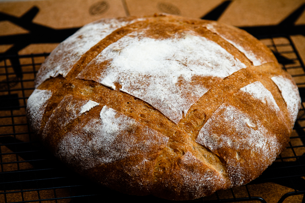 Ψωμί Breton (Pain de Breton) στο φούρνο