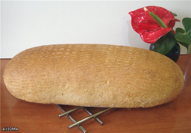 Italian bread (Ann Thibeault) in the oven