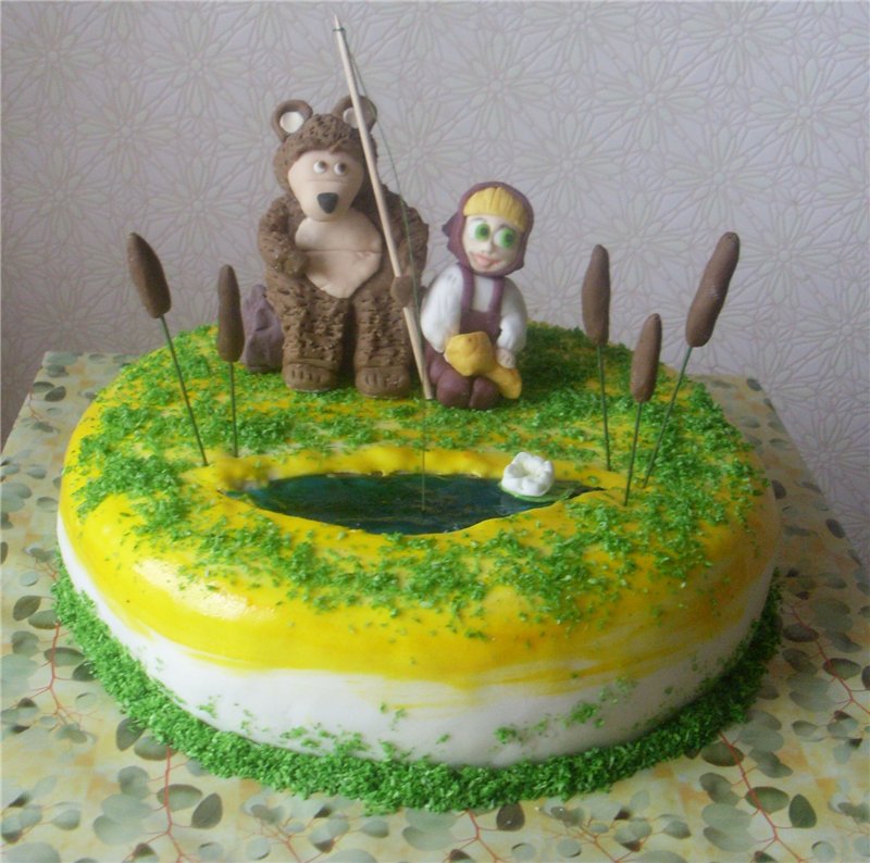 Torte basate sul cartone animato Masha e Orso