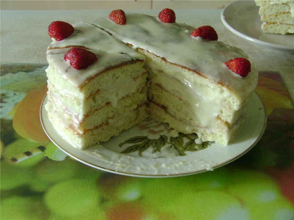 Melk meisje cake