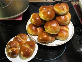 French buns Appetizing ass