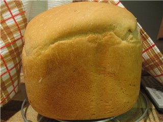 French sourdough bread in a bread maker