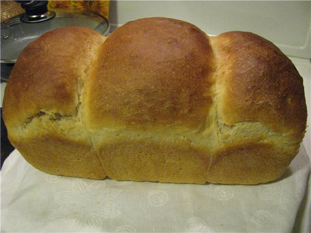 Brewed wheat bread (oven)