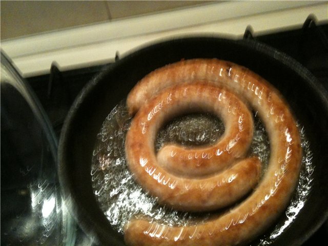 Sausage at home