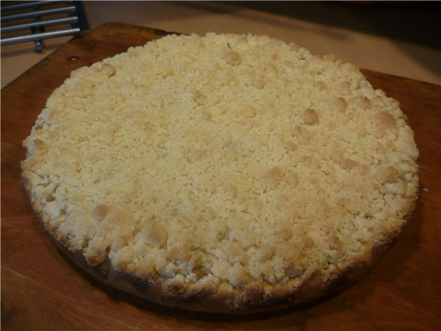 Cranberry-orange pie with streusel