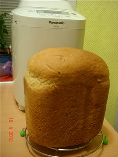 Panasonic SD-2501. Eggbrød.