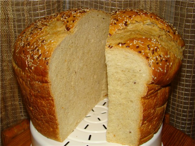 Pan de cuajada de trigo "Delicate" (horno)