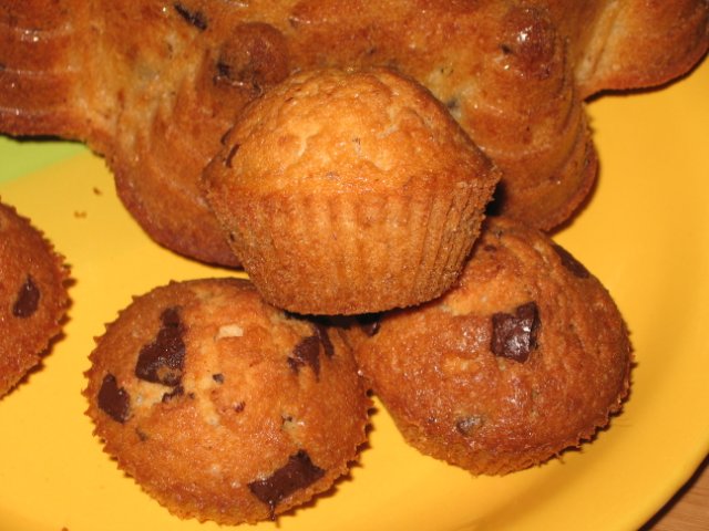 Cupcakes con chocolate