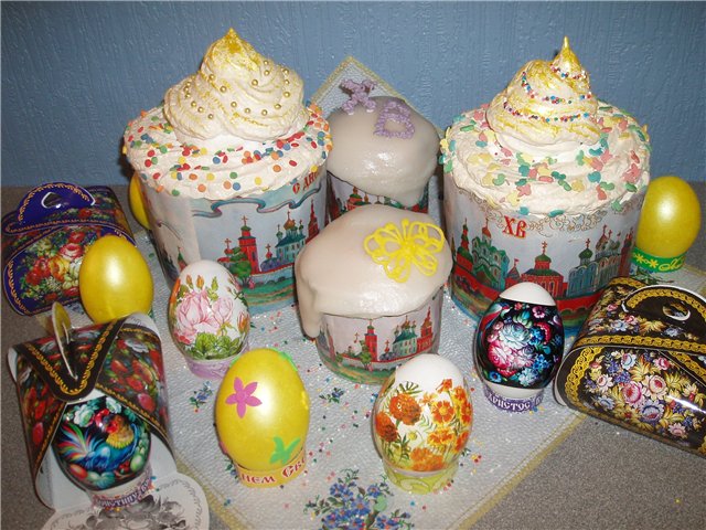 Easter cakes. Collection of recipes for Easter cakes