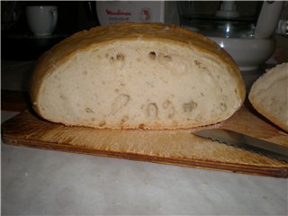 Pan de masa madre simple (en el horno)