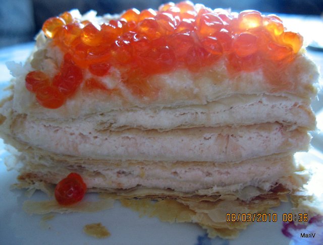 Pastís de peix Napoleó