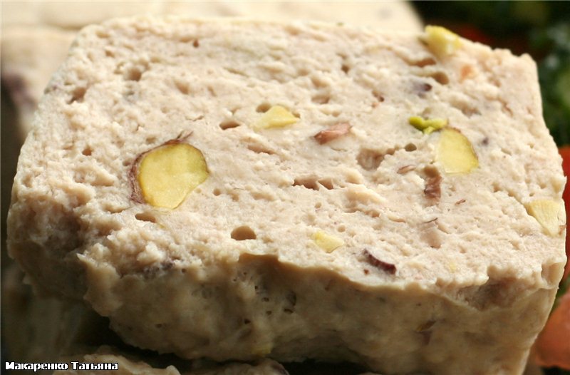 Meat terrine na may halong pistachios (Cuckoo 1054)