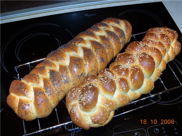 Treccia di grano e patate (challah) (forno)