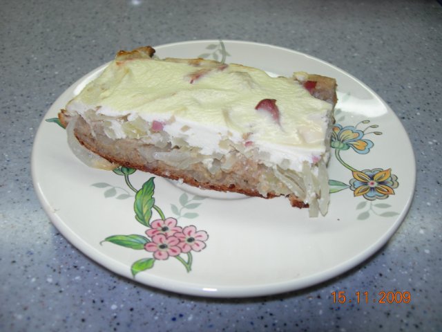 Pastel de cebolla